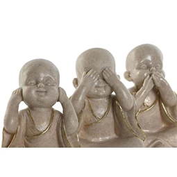 Figura szerzetes 11x11x14 cm 3 féle