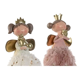 Figura tündér, LED-es 12,5x12,5x32,5 cm 2 féle