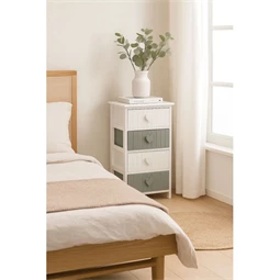 Fiókos szekrény szív alakú fogantyúval 40x29x73 cm