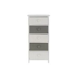 Fiókos szekrény szív alakú fogantyúval 40x29x90 cm