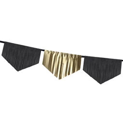 Fodros bojt girland vegyes 3 m