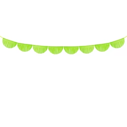 Fodros bojt girland zöldalma 3 m