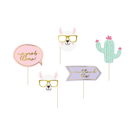 Fotó kellékek láma, mix 16x28 cm S/5