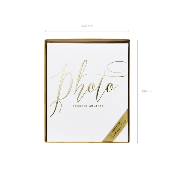 Fotóalbum precious moments 20x24,5 cm fehér 22 oldal