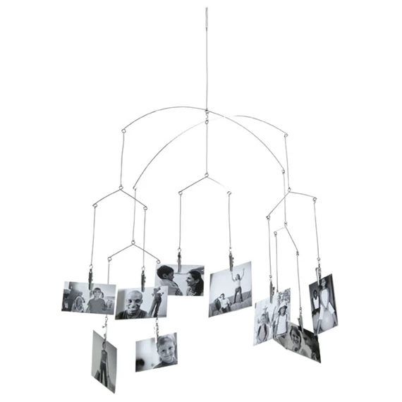 Függesztett térbeli fényképtartó 25,91x1,52x25,91 cm