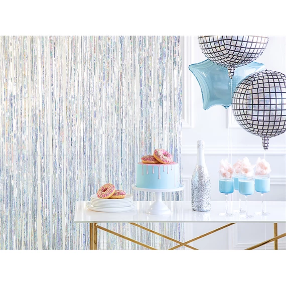 Függöny irizáló party 90 x 250 cm