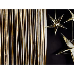 Függöny party arany 90x250 cm