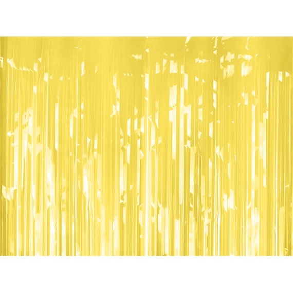 Függöny party világos sárga 100x200 cm