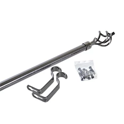 Függönyrúd állítható 160x16x16 cm