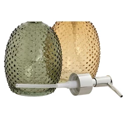 Fürdőszobai szett mintás 9x8x17 cm 2 féle S/3