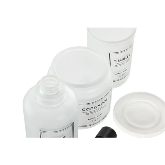 Fürdőszobai szett 7,5x7,5x20 cm S/3