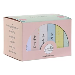 Füstölő szett 60 db-os, virágillatú 12x8x8 cm S/60