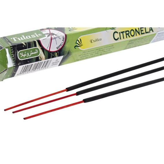 Füstölő szett citromfüves 25x4x4 cm S/20