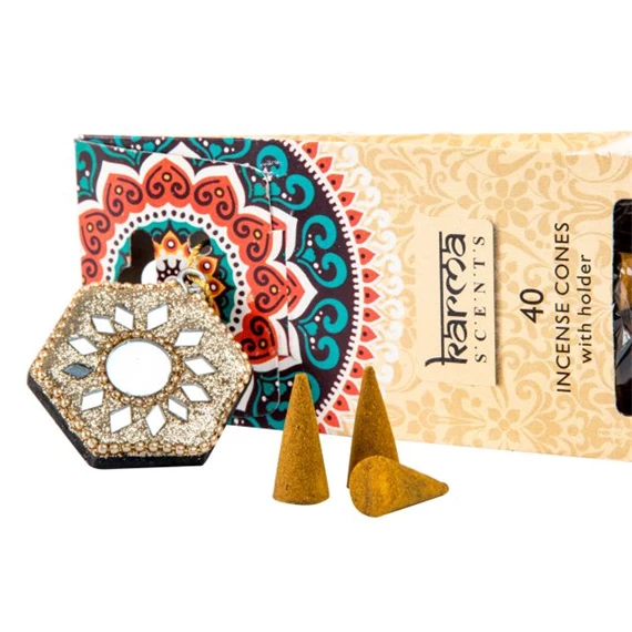 Füstölő szett kúp 6x4x16 cm 6 féle S/40