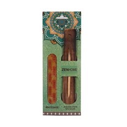 Füstölő tartóval - Fehér zsálya 20 db/szett