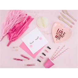 Girland bojtokkal, mix, 30 cm x 1,5 m