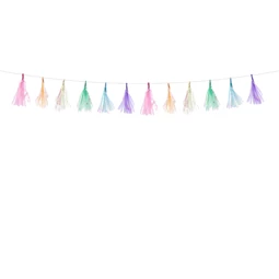 Girland bojtokkal, vegyes, 1,2 m