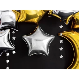 Girland csillagok ezüst 3,6 m