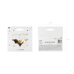 Girland denevérek arany 1,5 m