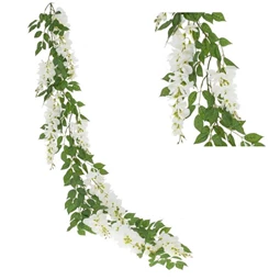 Girland lilaakáccal, levéllel 170 cm