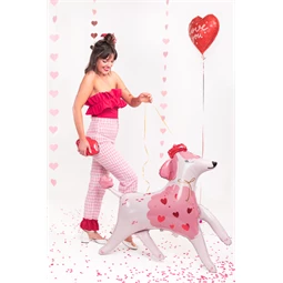 Girland szívek rózsaszín 3,5 m