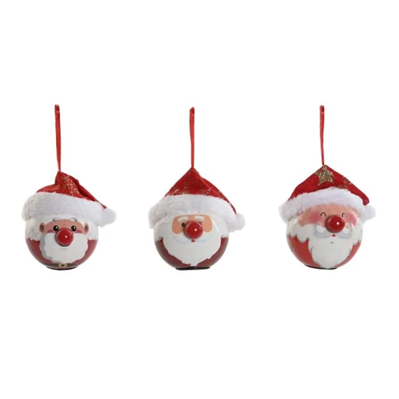 Gömb LED-es, akasztós 11x8x16 cm 3 féle