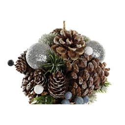 Gömb tobozból, akasztós 14x14x20 cm