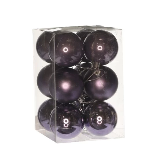 Gömb dobozban 6 cm 3 féle S/12