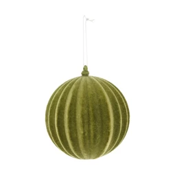 Gömb flokkolt, akasztós 10 cm