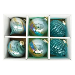 Gömb, hagyma alakú, akasztós 8 cm S/6