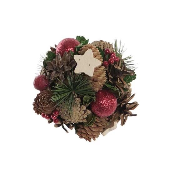 Gömb tobozból, akasztós 14x14x14 cm