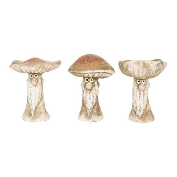 Gomba arccal 6,5x6,5x8,1 cm 3 féle