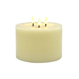 Gyertya LED-es 15x15x7 cm