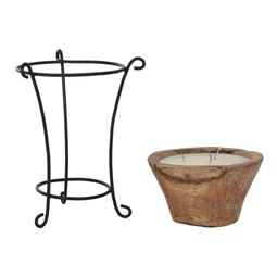 Gyertya állvánnyal 45x45x50 cm