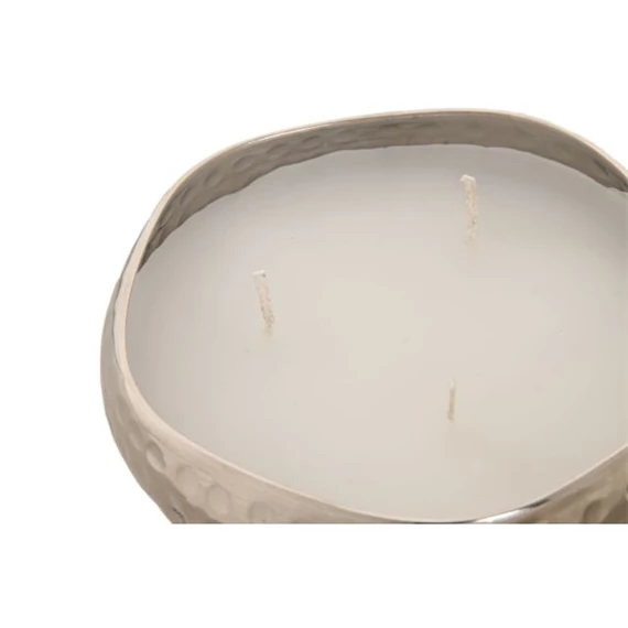 Gyertya fém tartóval 12x12x3,5 cm 2 féle