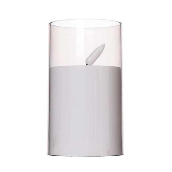 Gyertya henger LED-es 7x13x7 cm