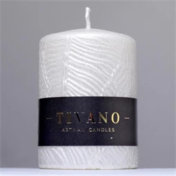 Gyertya henger, nyomott mintával 7x10 cm