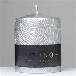 Gyertya henger, nyomott mintával 8x10 cm