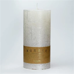 Gyertya henger, rusztikus 7x15 cm