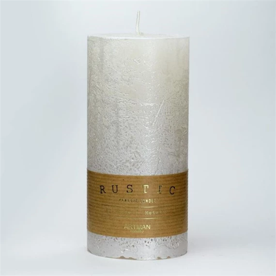 Gyertya henger, rusztikus 7x15 cm