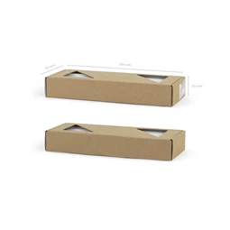 Gyertya kúp alakú matt fehér 24 cm S/10