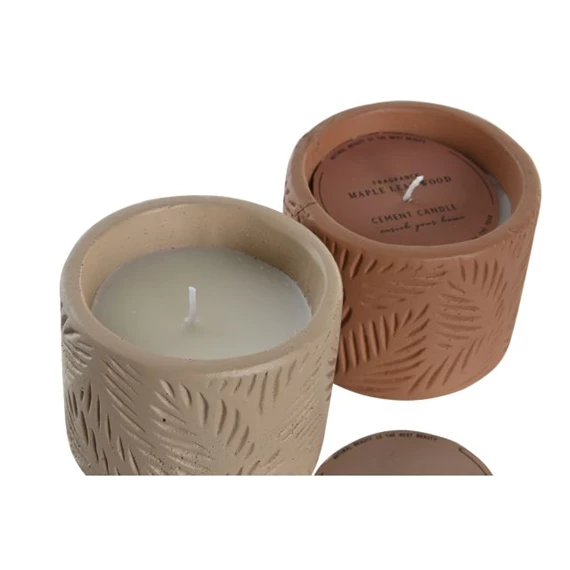 Gyertya leveles 9x9x8,5 cm 2 féle