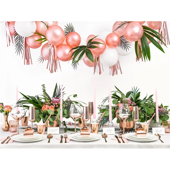 Gyertya matt világos rózsaszín 24 cm S/10