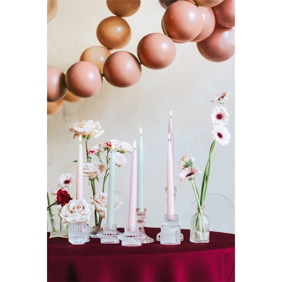 Gyertya matt zsálya 24 cm S/10