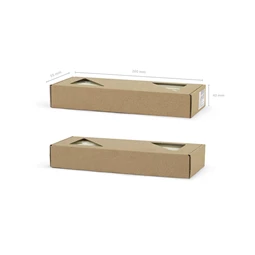 Gyertya metál gyöngyház 24 cm S/10