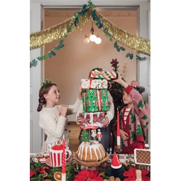 Gyertya mikulás 25 cm vegyes S/2