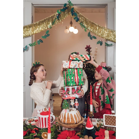 Gyertya mikulás 25 cm vegyes S/2