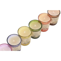 Gyertya szett Mandalás 5x5x6 cm 2 féle S/3