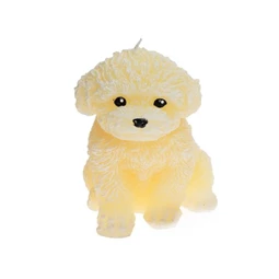 Gyertya uszkár formájú 17x11 cm