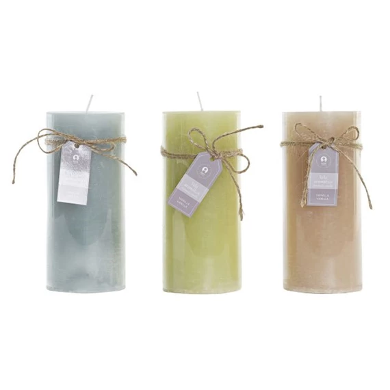 Gyertya 6,5x6,5x15 cm 3 féle